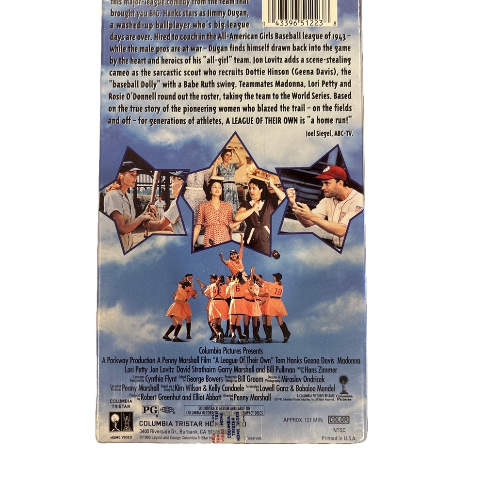 A League of Their Own VHS -Never Opened - Picture 2 of 2